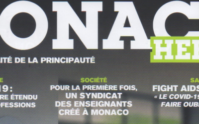 Entretien avec Monaco Hebdo (décembre 2021)